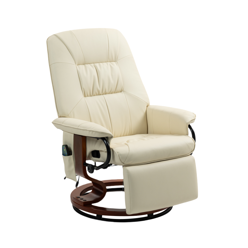 Home Furniture Manual Leather Swivel Recliner Chair RV Euro Chair for living Room 
